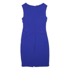 COAST Womens Blue Bodycon Viscose Blend Sleeveless Knee Length Dress UK M