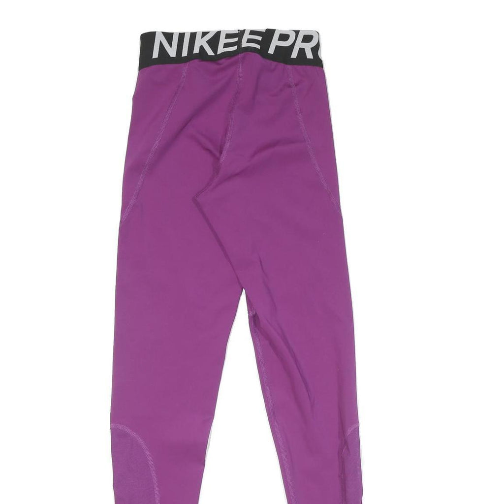 NIKE Womens Joggers Purple Slim Skinny XS W20 L27 Workout Fitness Gymwear