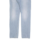 CARHARTT Mens Jeans Blue Regular Straight Denim Light W32 L32 Classic Fit Zip