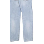 CARHARTT Mens Jeans Blue Regular Straight Denim Light W32 L32 Classic Fit Zip