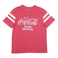 COCA COLA Mens Red Short Sleeve Crew Neck Graphic T-Shirt L
