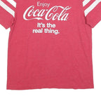 COCA COLA Mens Red Short Sleeve Crew Neck Graphic T-Shirt L