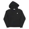 CHAMPION Mens Black Hoodie XS Classic Pullover Cotton Blend Drawstring