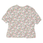 Womens Printed Blouse Pink Floral L