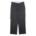 DICKIES Cargo Mens Trousers Black Regular Straight W29 L28
