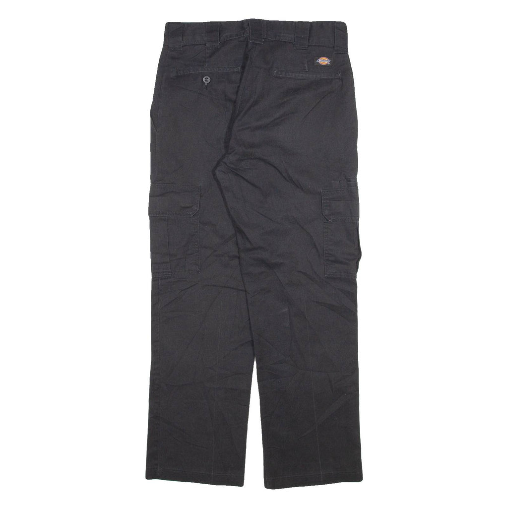 DICKIES Cargo Mens Trousers Black Regular Straight W29 L28