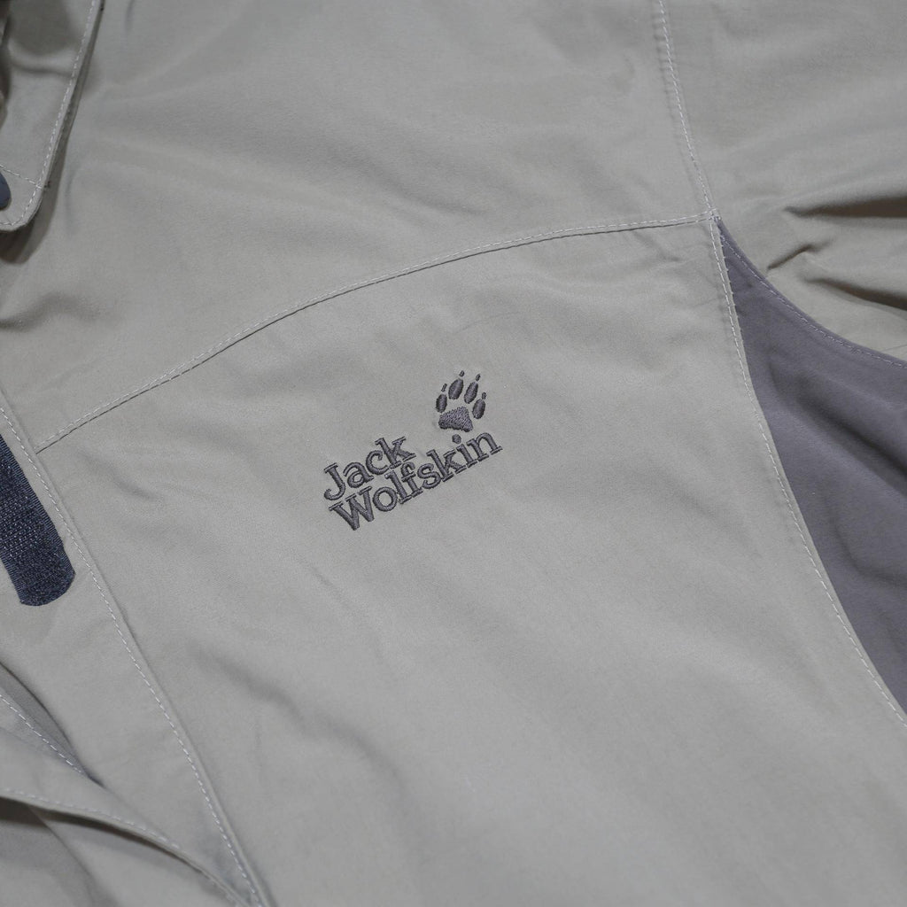 JACK WOLFSKIN Womens Beige & Brown Outdoor Zip Fleece Lined Jacket L Polyamide
