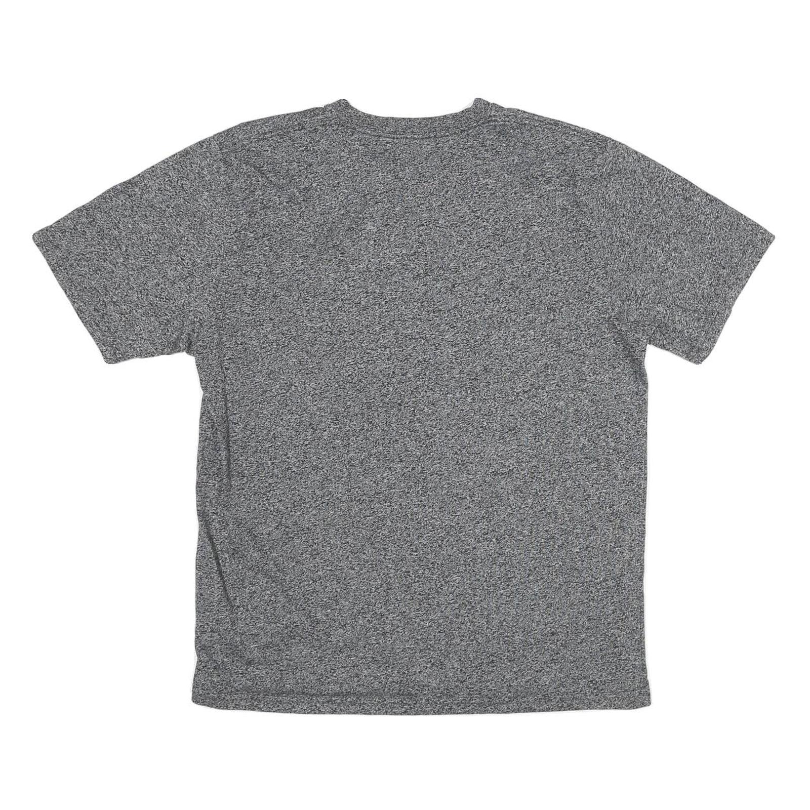 CARHARTT Mens Grey Marl Graphic T-Shirt S Short Sleeve Crew Neck Classic Cotton