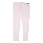 LEVI'S Womens Cotton Blend Pink Slim Skinny Trousers W34 L31 Stylish Fit Zip