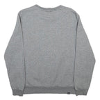 PUMA Mens Grey Cotton Blend Crew Neck Sweatshirt M Logo Print Casual