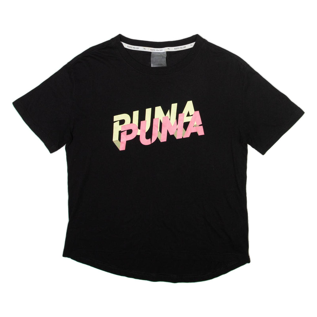 PUMA Womens T-Shirt Black XS
