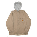 TIMBERLAND Mens Jacket Brown Hooded L