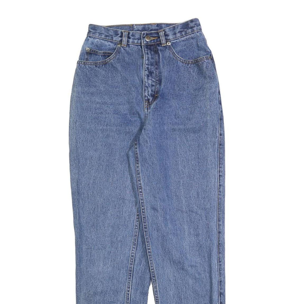 TEDDY'S Womens Jeans Blue Slim Straight Denim Medium W24 L30 Classic Fit Zip