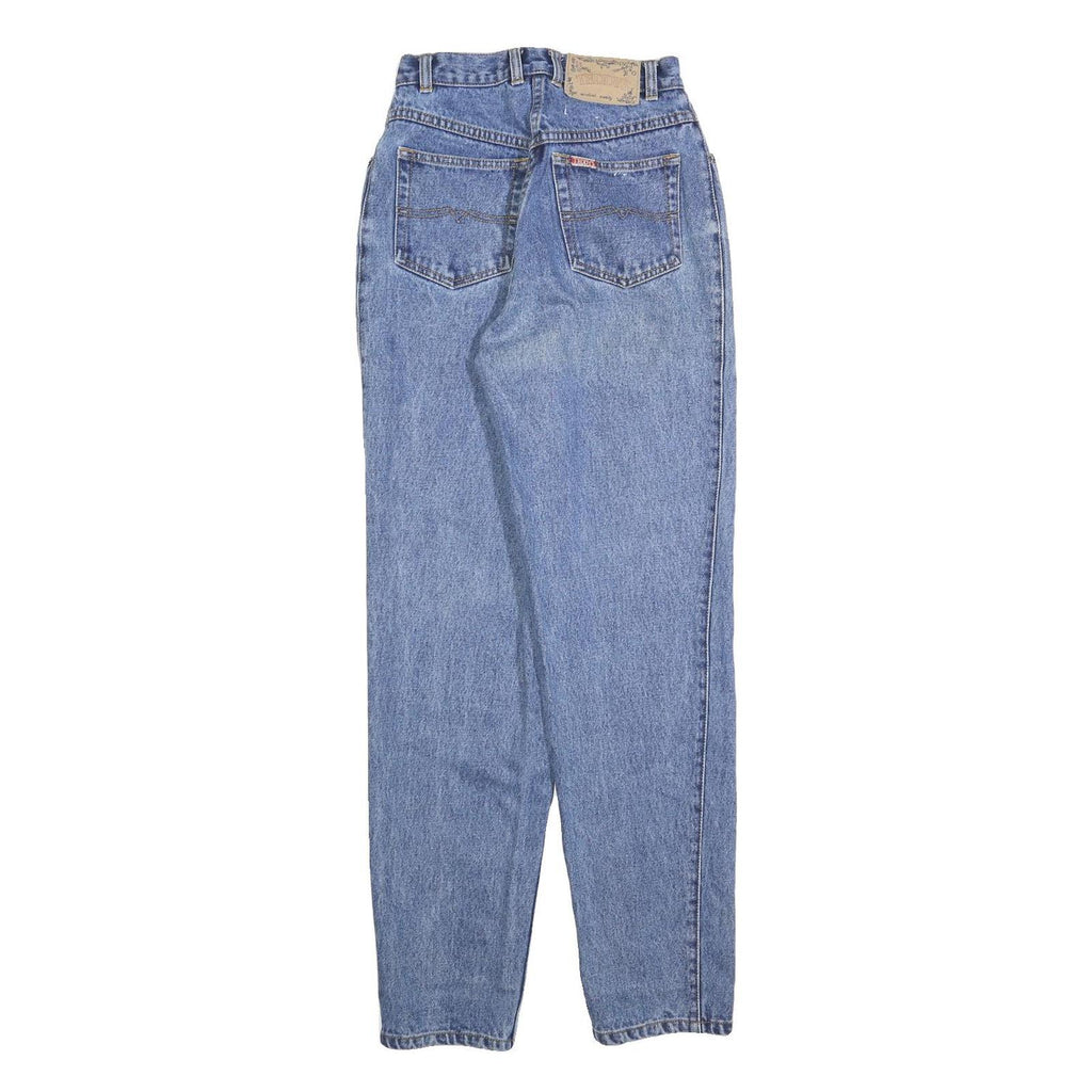 TEDDY'S Womens Jeans Blue Slim Straight Denim Medium W24 L30 Classic Fit Zip