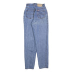 TEDDY'S Womens Jeans Blue Slim Straight Denim Medium W24 L30 Classic Fit Zip