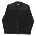 CALVIN KLEIN Womens Black Jacket L Polyester Zip Plain Classic Casual Outerwear