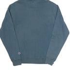 CHAMPION Mens Blue Pullover Hoodie S Cotton Blend Casual Sportswear
