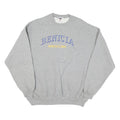 JERZEES Mens Grey Benicia Wrestling Crew Neck 2XL Cotton Blend Sweatshirt