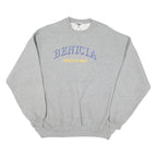 JERZEES Mens Grey Benicia Wrestling Crew Neck 2XL Cotton Blend Sweatshirt