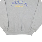 JERZEES Mens Grey Benicia Wrestling Crew Neck 2XL Cotton Blend Sweatshirt