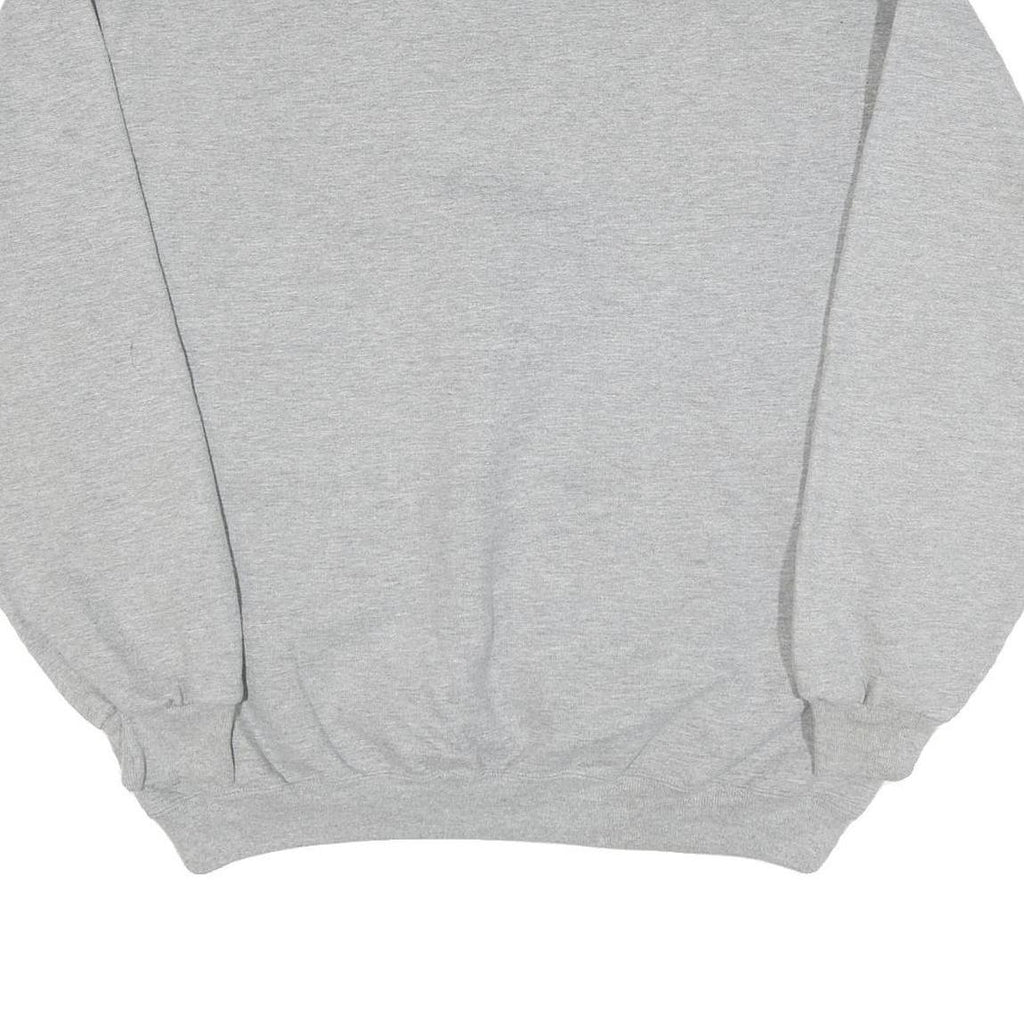 JERZEES Mens Grey Benicia Wrestling Crew Neck 2XL Cotton Blend Sweatshirt