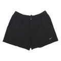 NIKE Womens Shorts Black Casual Plain L W30 Comfortable Lightweight Polyester