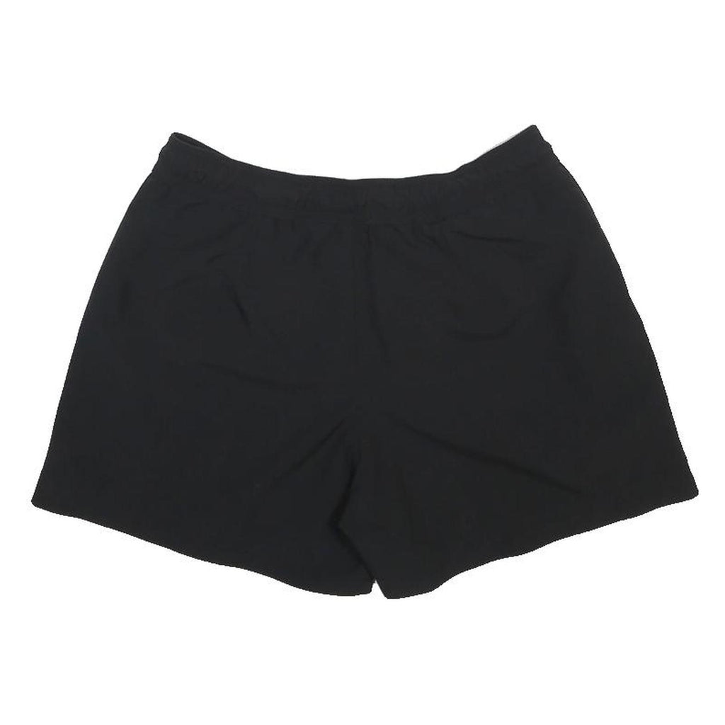 NIKE Womens Shorts Black Casual Plain L W30 Comfortable Lightweight Polyester