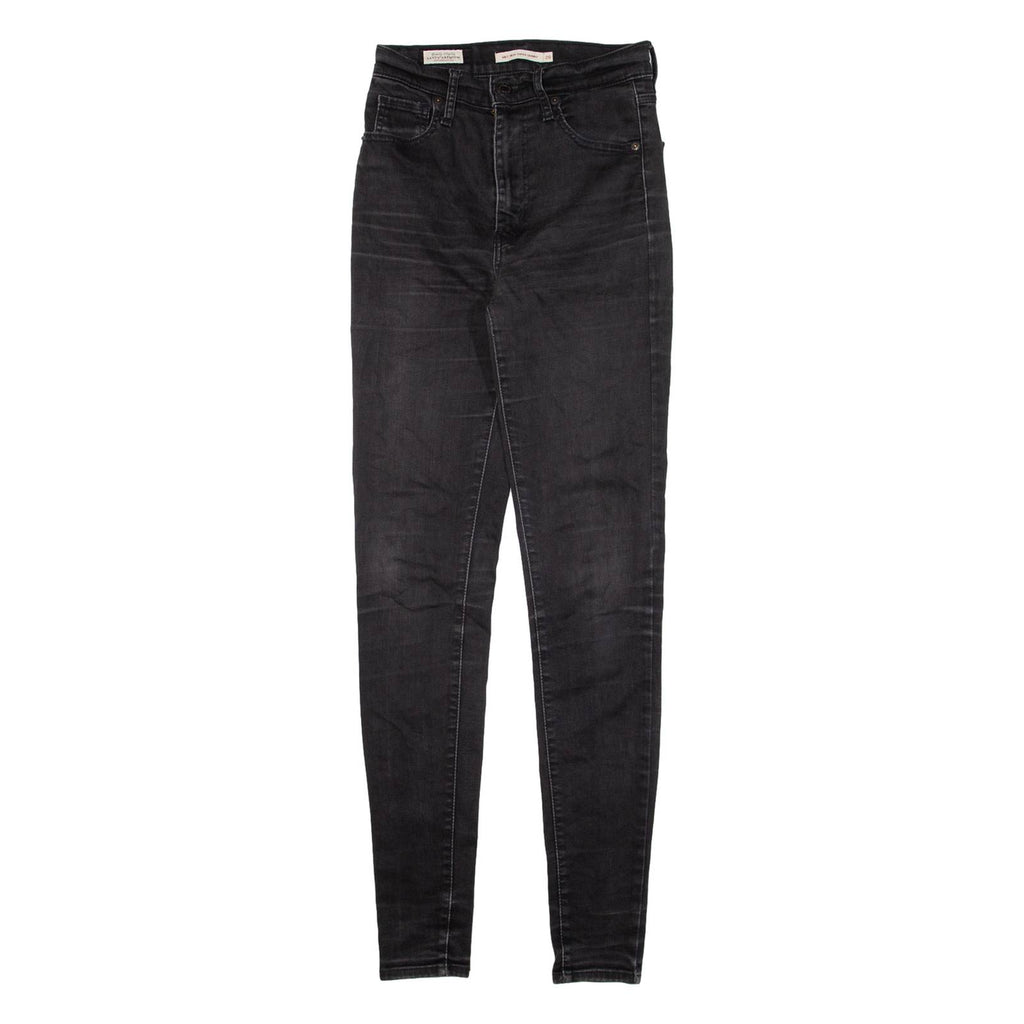 LEVI'S Mile High BIG E Womens Jeans Black Slim Skinny W26 L32