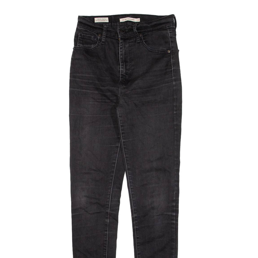 LEVI'S Mile High BIG E Womens Jeans Black Slim Skinny W26 L32