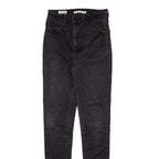 LEVI'S Mile High BIG E Womens Jeans Black Slim Skinny W26 L32