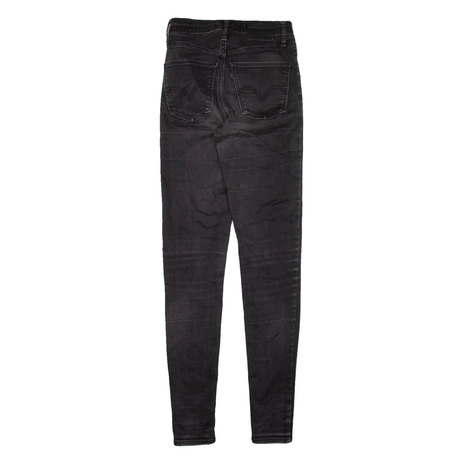 LEVI'S Mile High BIG E Womens Jeans Black Slim Skinny W26 L32