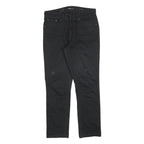 LEVI'S Womens Black Slim Skinny Denim Cotton Blend Jeans W29 L28 Stylish Zip