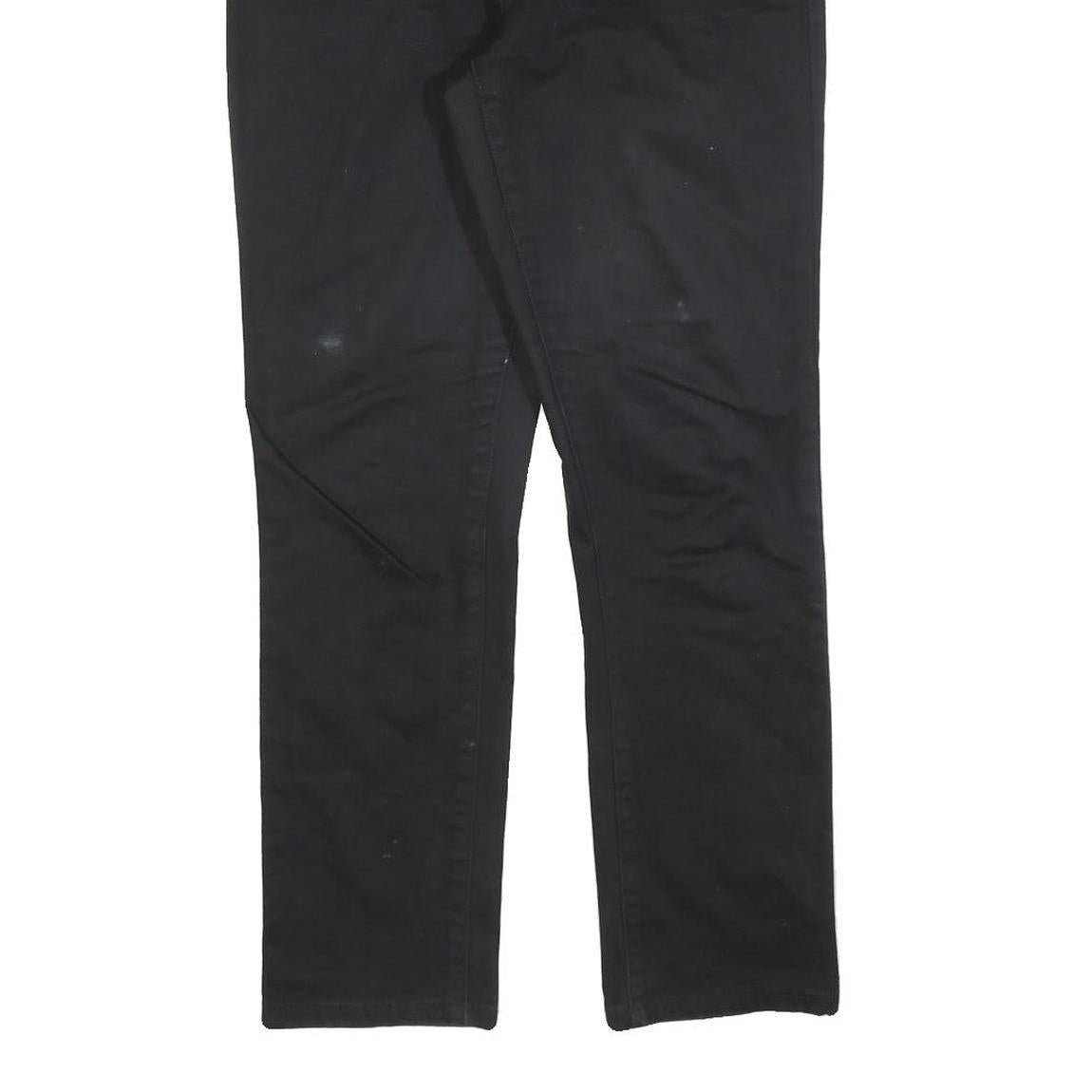 LEVI'S Womens Black Slim Skinny Denim Cotton Blend Jeans W29 L28 Stylish Zip