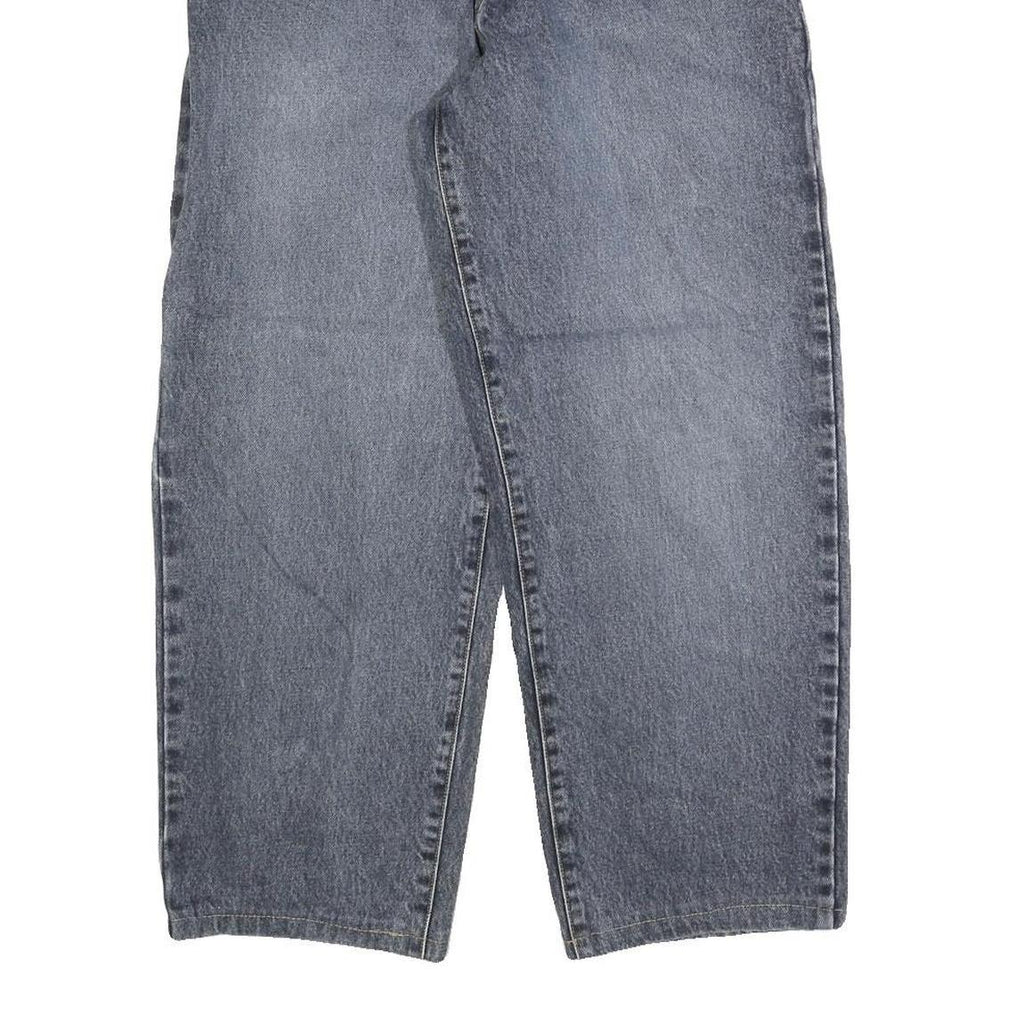 GUESS Womens Blue Regular Fit Straight Denim Jeans W27 L26 Classic Cotton Button