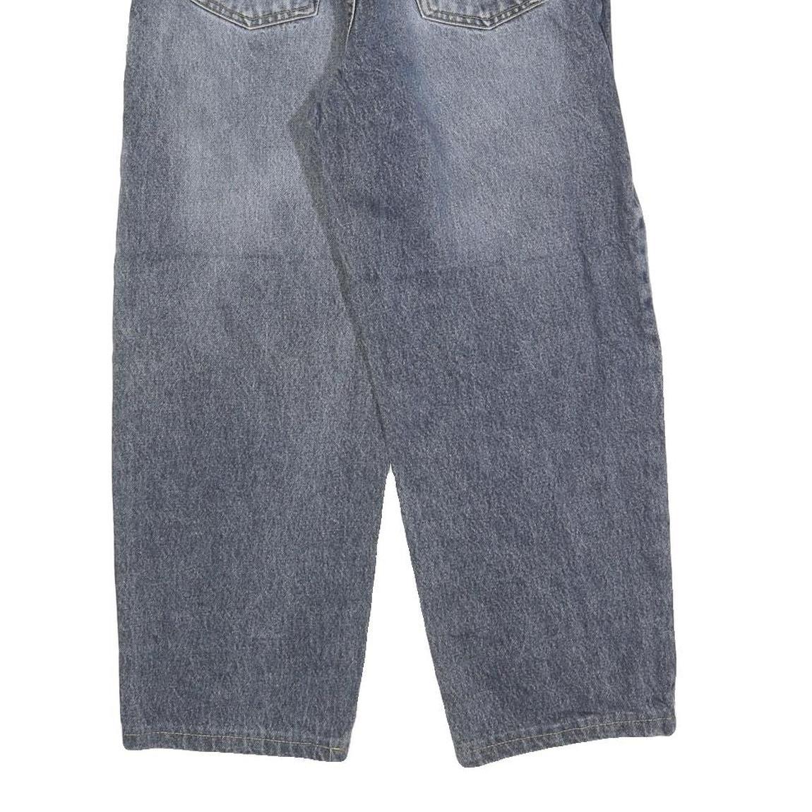 GUESS Womens Blue Regular Fit Straight Denim Jeans W27 L26 Classic Cotton Button