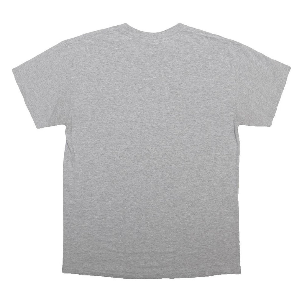 GILDAN Mens Grey Kentucky Big Blue Nation Graphic T-Shirt M Short Sleeve Crew