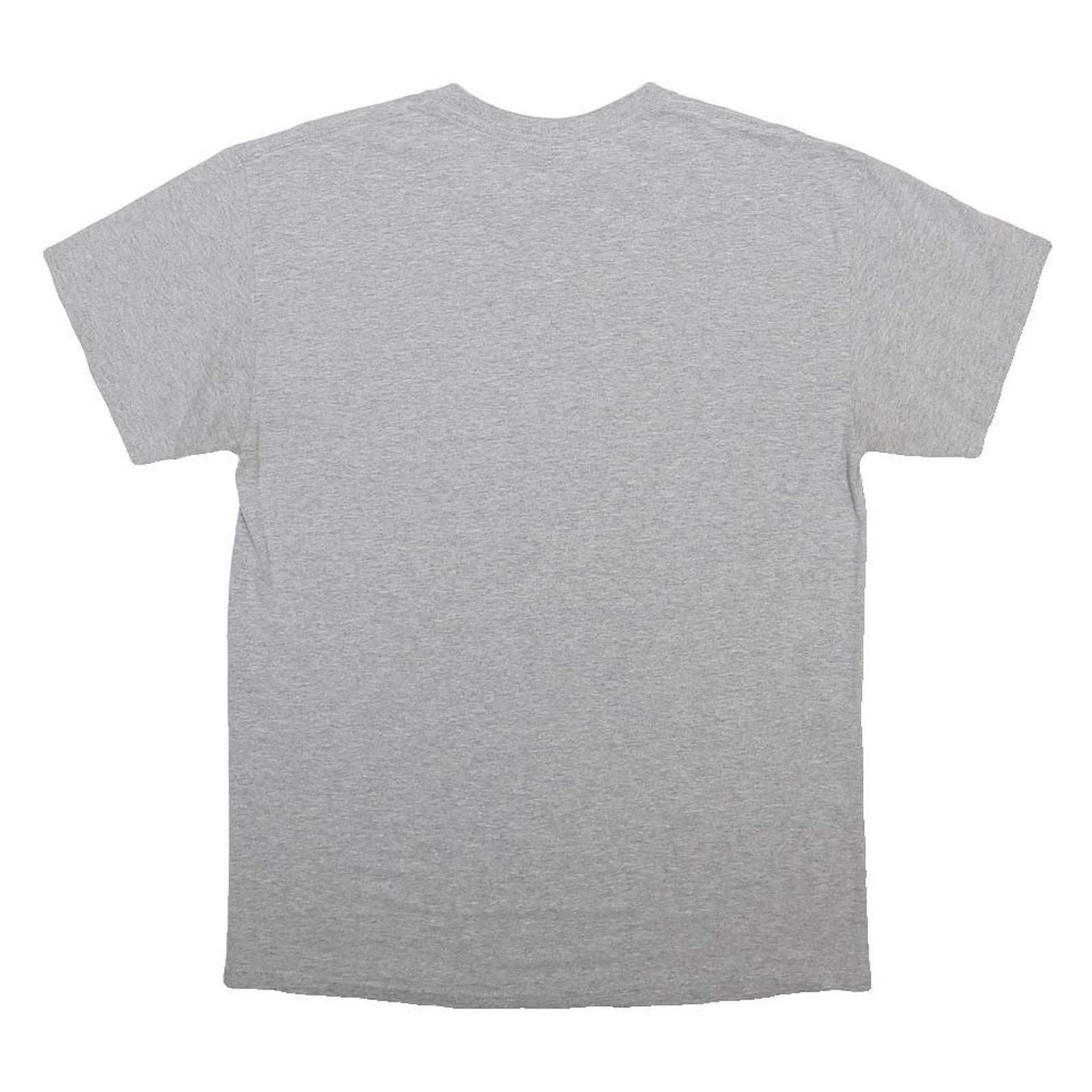GILDAN Mens Grey Kentucky Big Blue Nation Graphic T-Shirt M Short Sleeve Crew