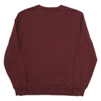 CALVIN KLEIN Mens Maroon Crew Neck M Cotton Blend Sweatshirt Pullover
