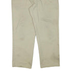 DICKIES Mens Regular Fit Beige Cotton Blend Trousers W38 L29 Workwear Zip