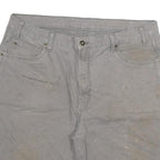 DICKIES Mens Shorts Grey Casual Cargo Workwear 3XL W38 Durable Cotton Blend