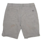 DICKIES Mens Shorts Grey Casual Cargo Workwear 3XL W38 Durable Cotton Blend