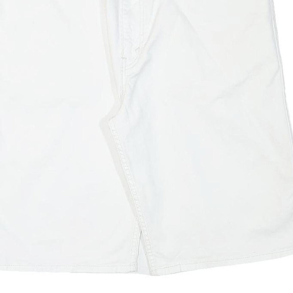 LEVI'S Mens Shorts White Cotton Blend Casual 2XL W38 Stylish Comfortable