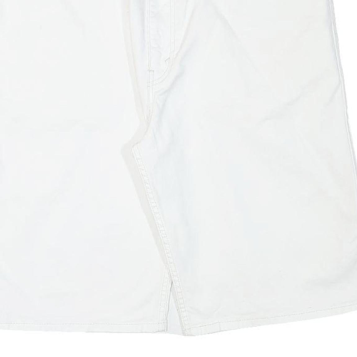 LEVI'S Mens Shorts White Cotton Blend Casual 2XL W38 Stylish Comfortable