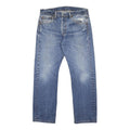 LEVI'S 501 Mens Jeans Blue Regular Straight Denim Medium W32 L27 Classic Fit
