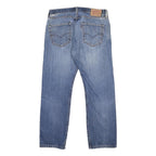 LEVI'S 501 Mens Jeans Blue Regular Straight Denim Medium W32 L27 Classic Fit