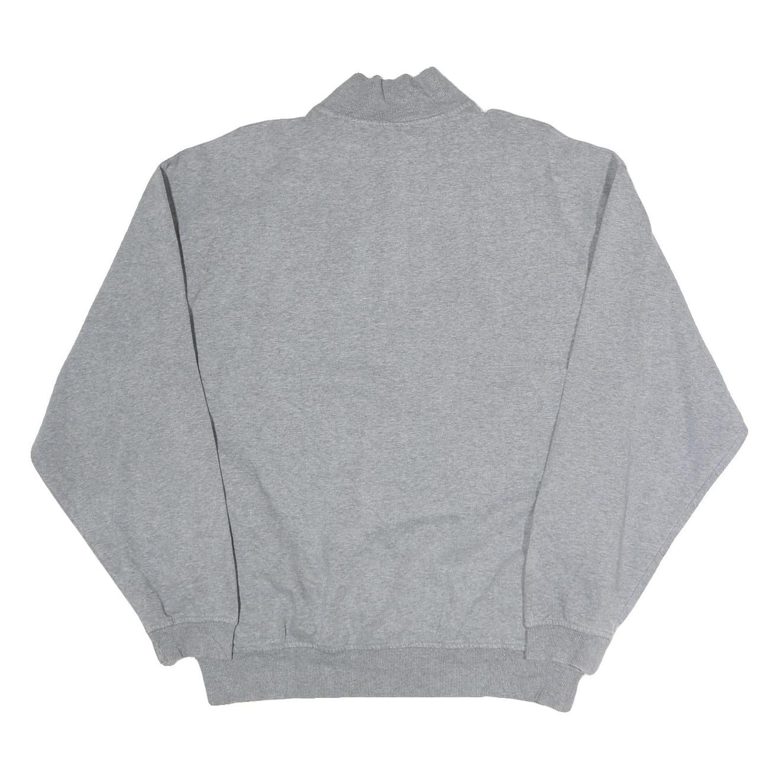 NIKE Mens Grey K-State Track & Field 1/4 Zip M Sweatshirt Sportswear