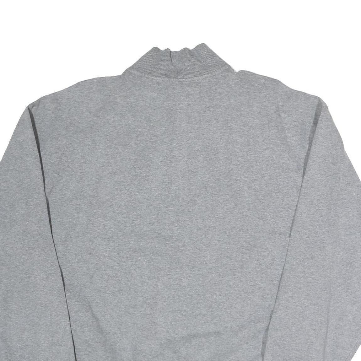 NIKE Mens Grey K-State Track & Field 1/4 Zip M Sweatshirt Sportswear