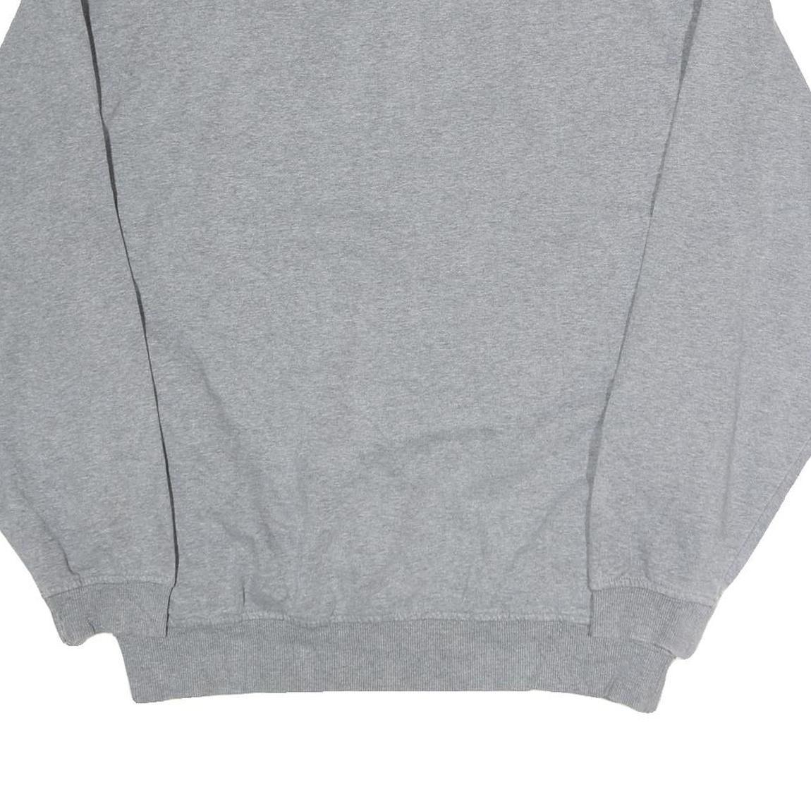 NIKE Mens Grey K-State Track & Field 1/4 Zip M Sweatshirt Sportswear