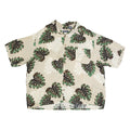 PURITAN Mens Hawaiian Shirt Beige Floral 2XL