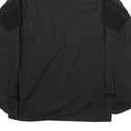 INVADER GEAR Mens Black Cotton Blend Tactical Jacket M Zip Plain Military Style